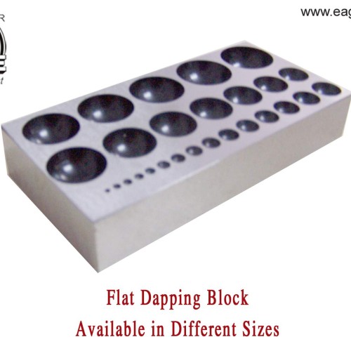 Flat dapping block - jewellery tools in india